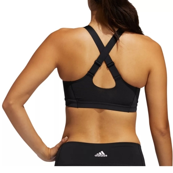 🚩SOLD🚩NWT Women's Adidas Ultimate Sports Bra 34A Zip Up Front & Adj Straps - Picture 4 of 5